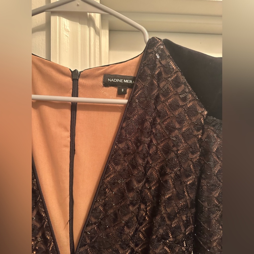 Nadine Merabi Rachel Sequin Jumpsuit - Picture 9 of 10